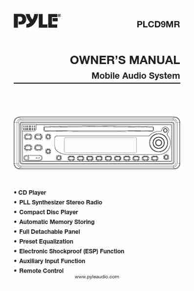 Radio Shack Car Stereo System PLCD9MR-page_pdf